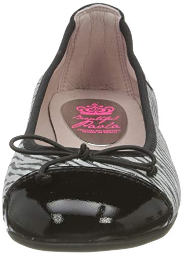 PAOLA 853319, Zapatos Tipo Ballet, Gris, 38 EU