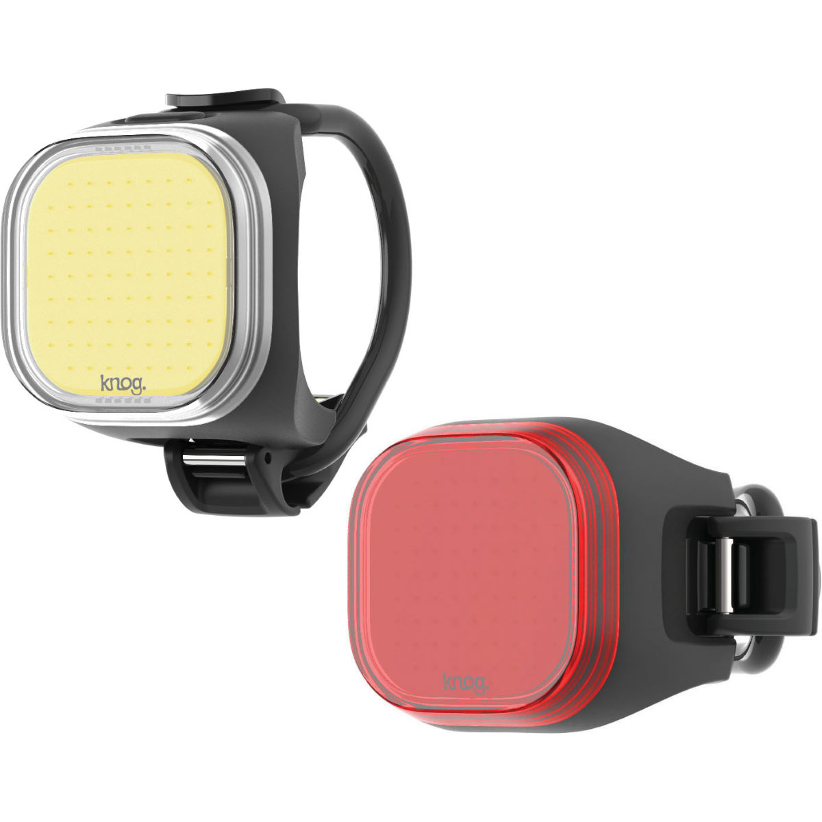 Paquete de 2 luces Knog Blinder Mini Square - Juegos de luces