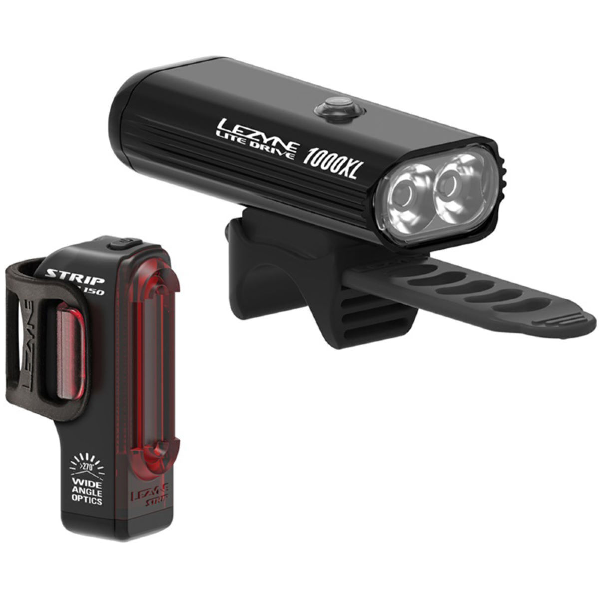 Par de luces Lezyne Lite Drive 1000XL/Strip Pro - Juegos de luces