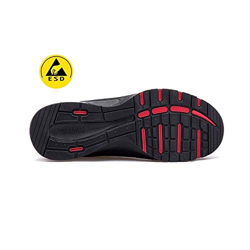 Paredes SPRO+ CHESTE Negro PAREDES SP5045-NE/43 - Zapatilla Deportiva Seguridad Negro, Puntera + Plantilla Compact No metálica. Modelo SPRO+ CHESTE Negro. Categoría S1P ESD SRC - Talla 43