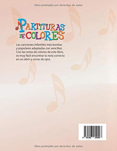 Partituras de colores: 40 canciones infantiles para teclado, piano, armónica triola y melódica