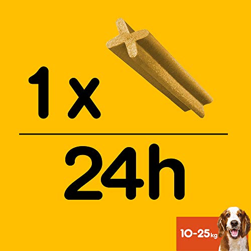 Pedigree Dentastix Snack Dental para la Higiene Oral de Perros Medianos (1 Pack de 56ud)