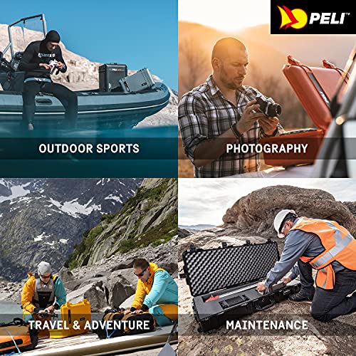 PELI Storm IM2050 Maletín técnico estanco para el Transporte de Equipos fotográficos y electrónicos5L de Capacidad, Fabricado en EE.UU, con Espuma Personalizable, Color Negro