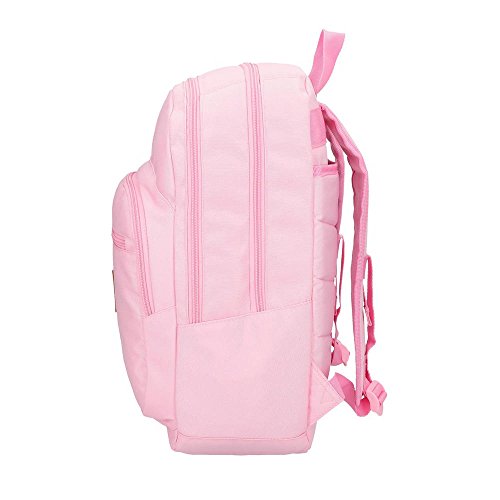 Pepe Jeans Cross Mochila adaptable a carro, doble compartimento, 44 cm, color Rosa