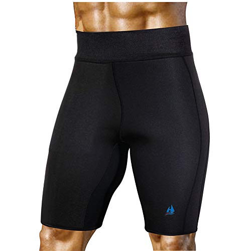 Pérdida de peso para hombres Sauna Sudor caliente Pantalones cortos térmicos Body Shaper Neopreno Atlético Yoga Pantalones Gimnasio Tummy Quemador de grasa Pantalones deportivos para adelgazar