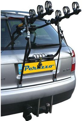 Peruzzo Verona 3 Bike Rear Mount Carrier - Gris - 3 Bikes, Gris