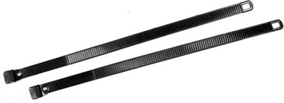 Peruzzo Wheel Holder Strap Extensions - Negro - For Fat Bikes, Negro