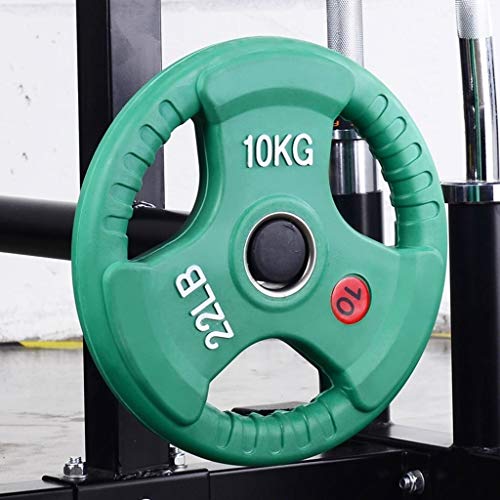 Pesas de Disco Discos de Pesas para Musculación 10kg / 15KG / 20kg / 25kg placas con barra individual 3 agujeros Pesas Pesas de disco for placas Home Fitness Gym pesas con mancuernas Peso Barra Discos