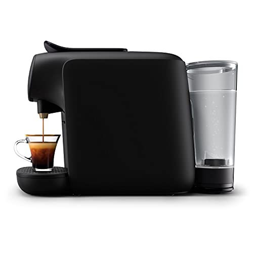 Philips l'Or Barista Sublime Cafetera de Cápsulas, Negro Piano, Reconocimiento de Cápsula Doble, 1 o 2 Tazas, Bandeja de Goteo Ajustable, LM9012/60