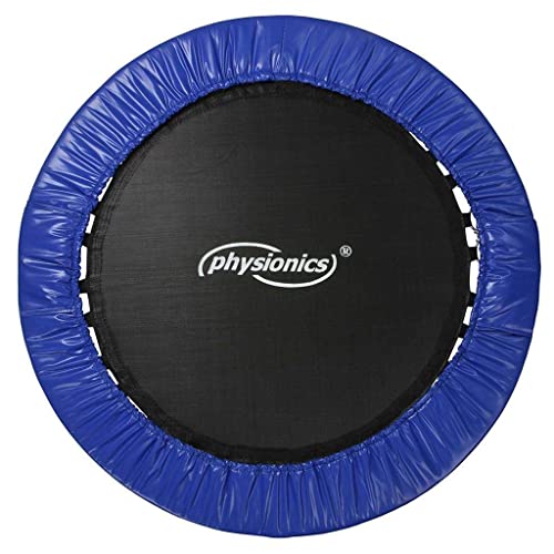 Physionics Mini trampolín en Varias tamaños - Peso máximo: 100 kg - Fitness Trampoline, Trampolín Elástico para jardín y Uso doméstico, Cama Elástica