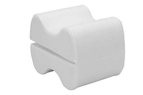 Pikolin Home - Almohada visco ergonómica plegable con funda desenfundable que alivia el dolor en piernas y rodillas de firmeza media