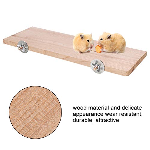 Plataforma de madera natural para mascotas, escalada, salto, plataforma de juguete, soporte de madera, juguete para moler piernas, accesorios de jaula limpia, hámster, loro