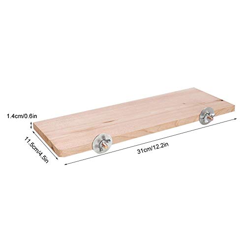 Plataforma de madera natural para mascotas, escalada, salto, plataforma de juguete, soporte de madera, juguete para moler piernas, accesorios de jaula limpia, hámster, loro