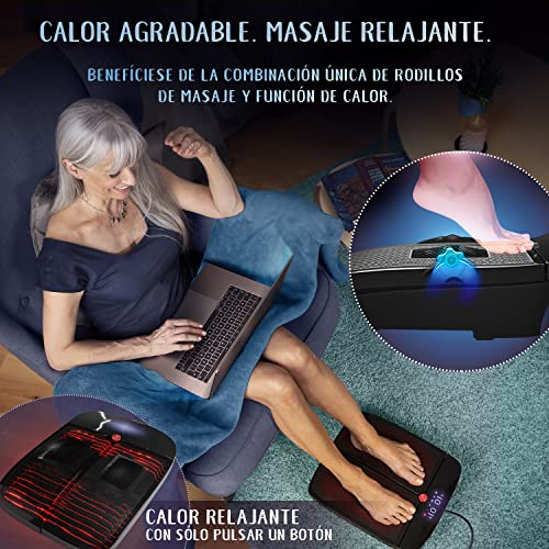 Plataforma Vibratoria Sportstech VX350 2en1 Hogar + Oficina | Vibración Fitness + Dispositivo de Masaje Estimula la Circulación Sanguínea en las Piernas | Alivia el Dolor y Revitaliza los Pies