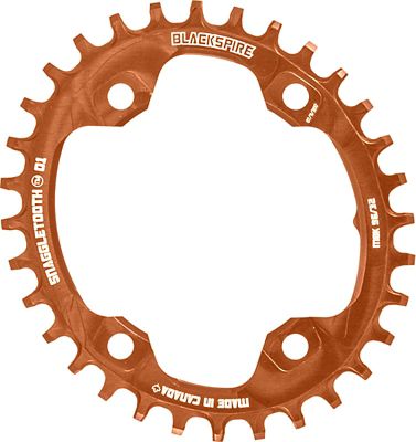 Plato ovalado Blackspire Snaggletooth NW XT M8000 - Naranja - 4-Bolt, Naranja