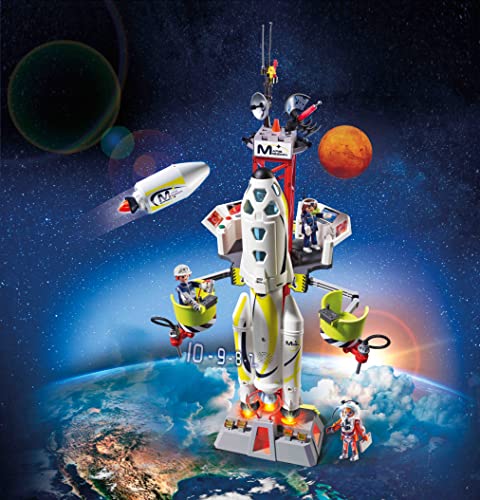 Playmobil Space 9488 Cohete con Plataforma de Lanzamiento, A partir de 6 años [Exclusivo]