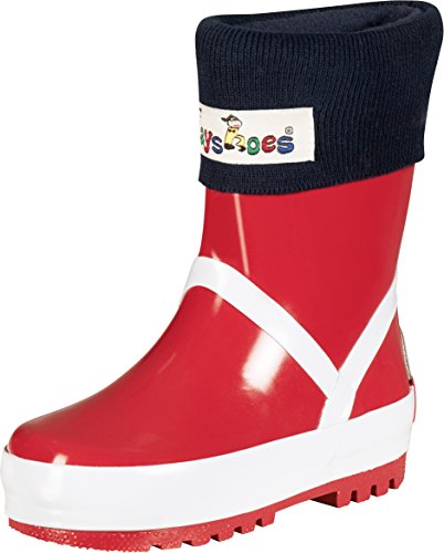 Playshoes Fleece-Stiefel-Socke, Calentadores Unisex Niños, Azul, 28/29 EU