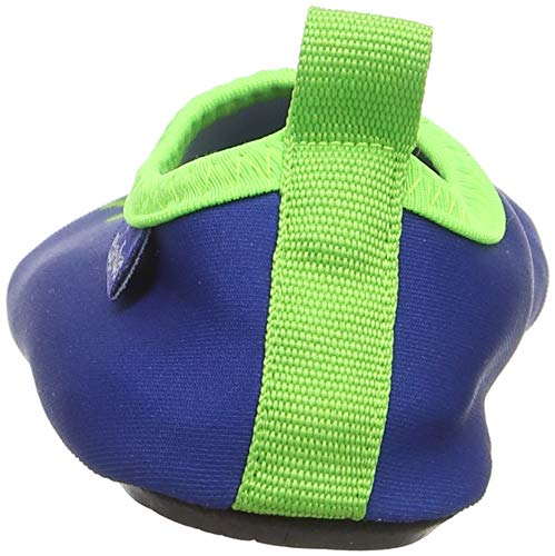 Playshoes Zapatillas de Agua con protección UV Cocodrilo, Zapatos para Playa Unisex niños, Azul (Marine 11), 24/25 EU