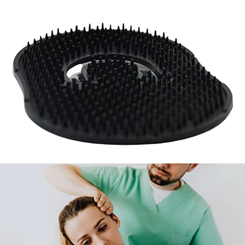 Pocket Palm Hair Brush Cepillo de pelo portátil Peine Masajeador de cuero cabelludo Cuidado del cabello Cepillo de bucle de un dedo para viajes Oficina en casa Peine de bolsillo de palma Peine de el