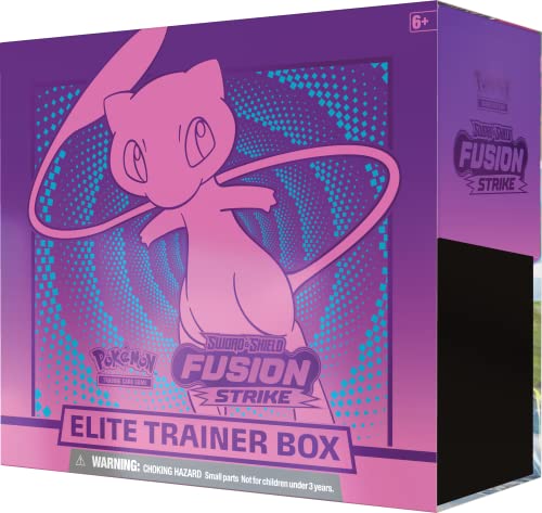 Pokémon Sword & Shield 8 Fusion Strike: Caja de Entrenador élite, Juego de Cartas para 2 Jugadores a Partir de 6 años, más de 10 Minutos de Tiempo de Juego