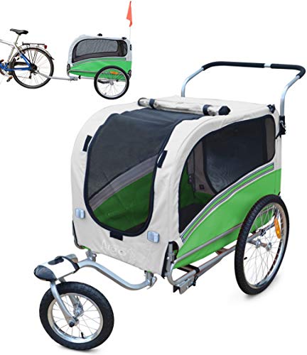 Polironeshop Argo - Remolque y carrito para bicicleta para el transporte de perros