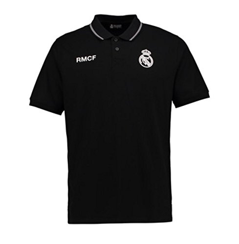 Polo Oficial REAL MADRID CF - Negro - Tallaje Adulto (S)