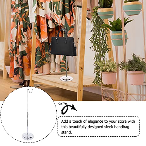 POPETPOP Bolso de Metal Ajustable Rack Rack Tonel Online Hook Book Pantalla Soporte Soporte Rack para Tienda Minorista Tienda Windows Tabletop Pantalla Props