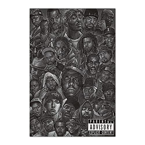 Póster Hip Hop All Star - Lamina decorativa Hip Hop / Póster Grupo Erik - Producto con licencia oficial