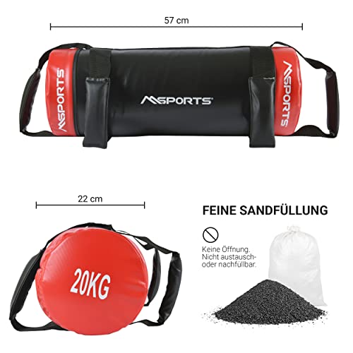 Power Bag Premium 5-30 kg Gimnasio Bag - Saco de arena para gimnasia funcional saco de peso, saco