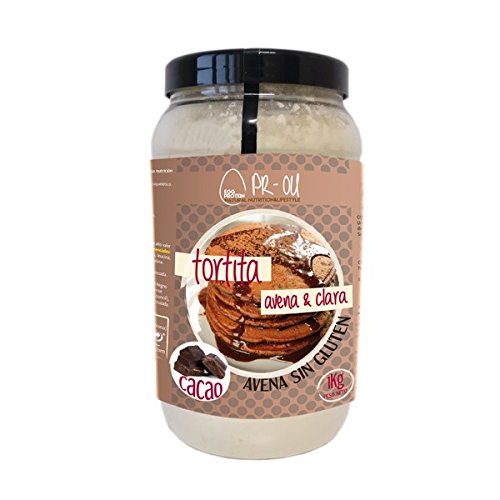 PR-OU Tortitas proteicas de Clara de Huevo y Avena 1 kg - Galleta