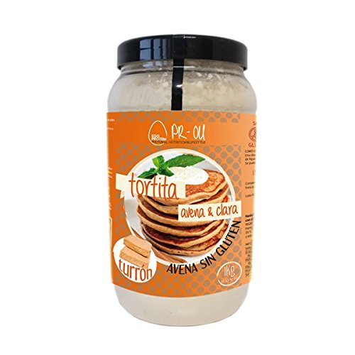 PR-OU Tortitas proteicas de Clara de Huevo y Avena 1 kg - Galleta