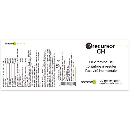 PRECURSOR GH * 120 cápsulas * Energia, Hueso, Peso, Piel, Rendimiento deportivo, Vitalidad