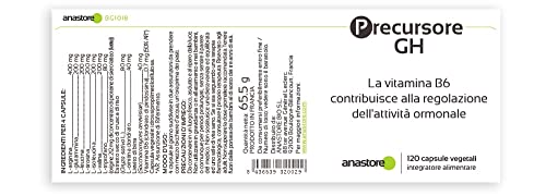 PRECURSOR GH * 120 cápsulas * Energia, Hueso, Peso, Piel, Rendimiento deportivo, Vitalidad