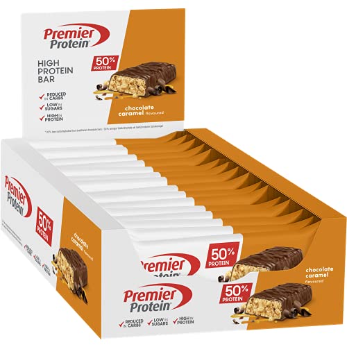 Premier Protein High Protein Bar Chocolate Caramel (16x40g)