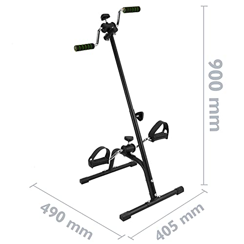 PrimeMatik - Pedales de Brazos y piernas Pedalier Doble para Ejercicios en casa