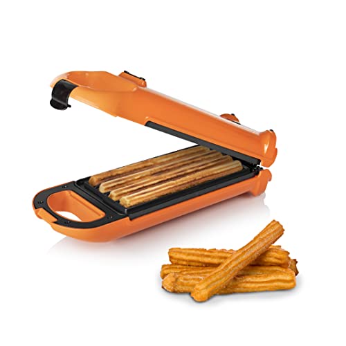 Princess 132405 Churrera, Máquina para hacer 4 churros cada vez, con función de giro, 700 W