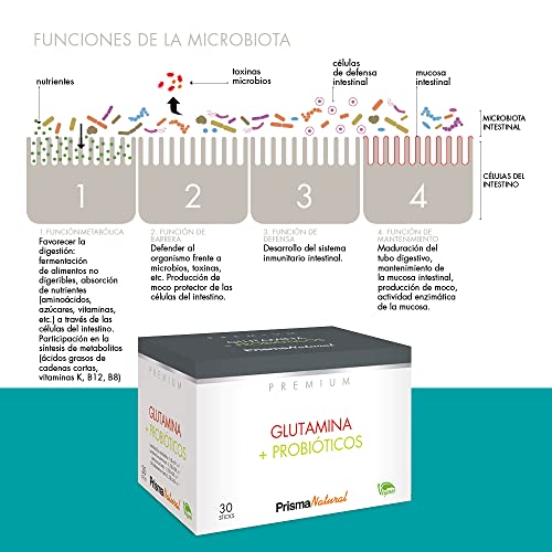 Prisma Natural Glutamina + Probiotico 30Sticks 200 g