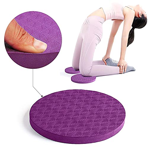 Prmape 2 Pcs Almohadilla Rodillera Yoga, Esterilla Yoga Rodillera, Manos Codos Cojín Antideslizante Para Protectora Rodilla, el Tobillo, el Codo y La Mano