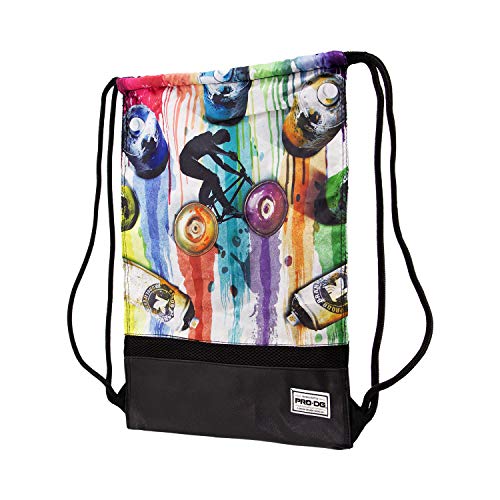 PRODG PRODG Graffiti-Storm Turnbeutel Bolsa de Cuerdas para el Gimnasio 48 Centimeters Multicolor (Multicolour)