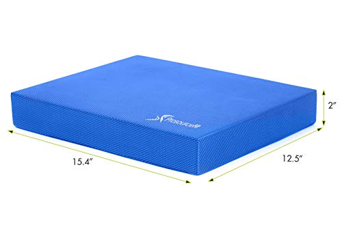 Prosource Exercise Balance Pad, Unisex-Adult, Blue, One Size