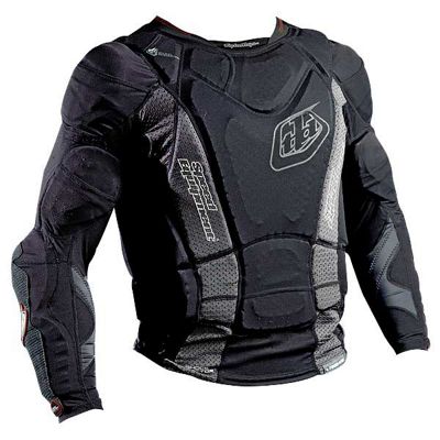 Protector corporal juvenil Troy Lee Designs UPL 7855 HW (manga larga) - Negro, Negro