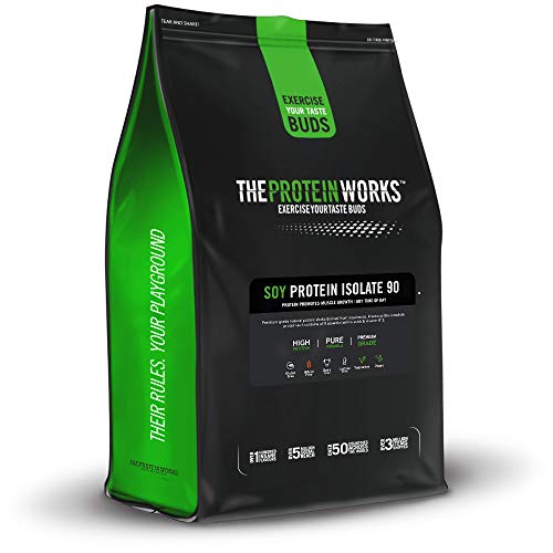 Proteína De Soja 90 (Aislado) | 100% Vegano, Procedente De Fuentes Sostenibles, Bajo En Grasas, Sin Azúcares Añadidos , Sin Gluten | THE PROTEIN WORKS, Chocolate Suave, 500g