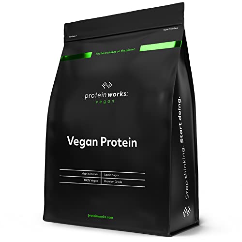 Proteína Vegana | Sin Sabor | 100% A Base de Plantas | Sin Gluten | Ecológico | Bajo en Grasas | THE PROTEIN WORKS | 500g