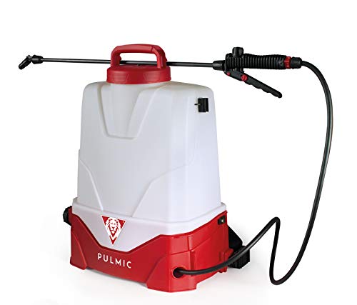 PULMIC Pulverizador eléctrico recargable de mochila Pegasus 15. 15L. 3 velocidades.Batería de litio extraíble. Hasta 7h de autonomía. Boquillas intercambiables. Tapón de vaciado