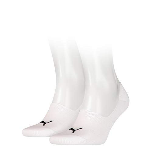 PUMA 2p - Calcetines para mujeres, Blanco (White), 39-42