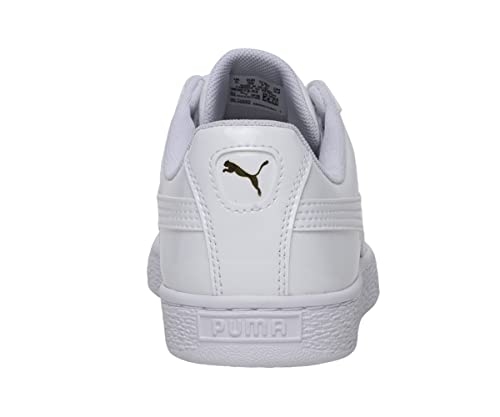 PUMA Basket Heart Patent Wn's, Zapatillas de Deporte, para Mujer, Blanco (Puma White-Puma White), 39 EU