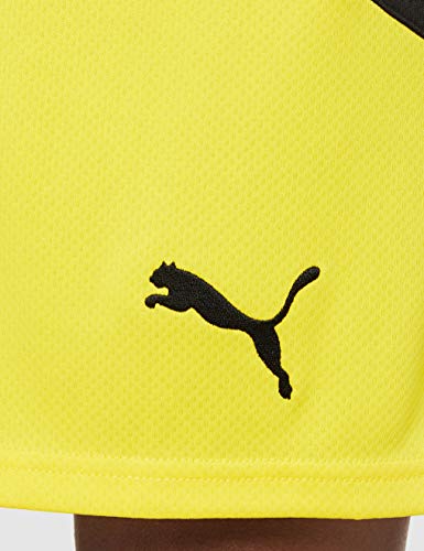 PUMA BVB Shorts Replica Pantalones Cortos, Hombre, Cyber Yellow, L