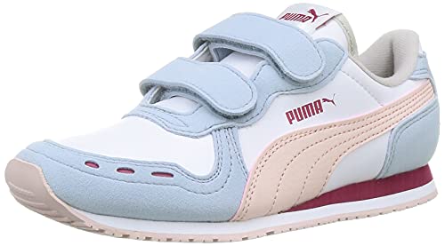 Puma Cabana Racer SL V PS, Zapatillas Deportivas, White-Lot, 32 EU