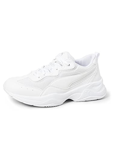 PUMA Cilia, Zapatillas, para Mujer, Blanco (Puma White-Gray Violet-Puma Silver), 37 EU