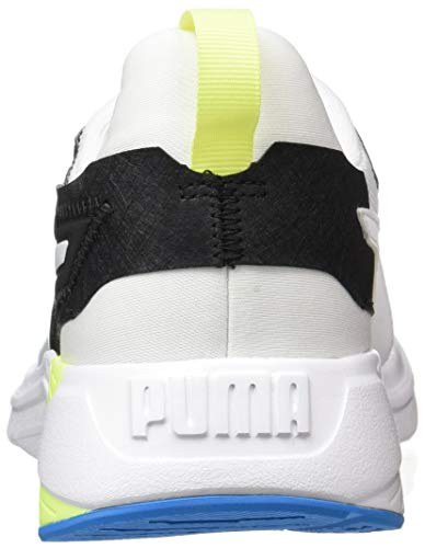 PUMA Disperse XT Men's, Zapatillas de Gimnasio Hombre, Blanco White/Nrgy Blue/Fizzy Yellow, 44 EU